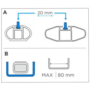 ΣΧΑΡΑ ΟΡΟΦΗΣ YELLOWSTONE L MENABO ΑΛΟΥΜΙΝΙΟΥ (149 x 91 x 16)