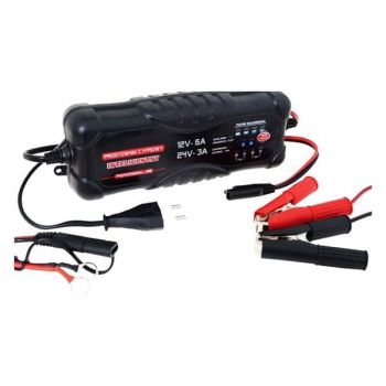 ΦΟΡΤΙΣΤΗΣ ΜΠΑΤΑΡΙΑΣ 12V - 6A/24V - 3A - 230V - 50Hz