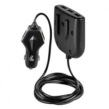 ΦΟΡΤΙΣΤΗΣ ΑΝΑΠΤΗΡΑ FAMILY ME 5 USB 12/24V 11600mA 58W ΜΕ ΚΑΛΩΔΙΟ 180cm SILVER LINE