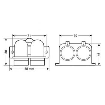 ΑΝΤΑΠΤΟΡΑΣ ΠΛΑΣΤΙΚΟ ΑΝΑΠΤΗΡΑ ΔΙΠΛΟΣ