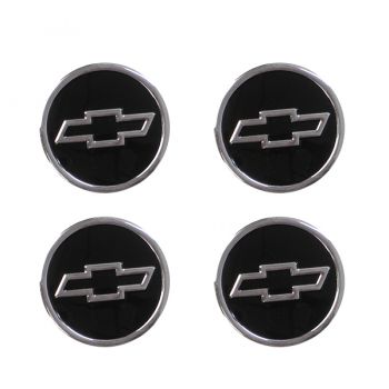 ΑΥΤΟΚΟΛΛΗΤΑ ΖΑΝΤΩΝ CHEVROLET  6cm ΜΑΥΡΟ/ΧΡΩΜΙΟ ΜΕΤΑΛΛΙΚΑ 4ΤΕΜ.