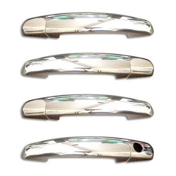 S-dizayn PEUGEOT 207 HB 5D /SW 06-12 ΧΕΡΟΥΛΙΑ ΠΟΡΤΑΣ ΧΡΩΜΙΟ ΜΕΤΑΛΛΙΚΑ 4ΠΟΡΤΕΣ 4ΤΕΜ