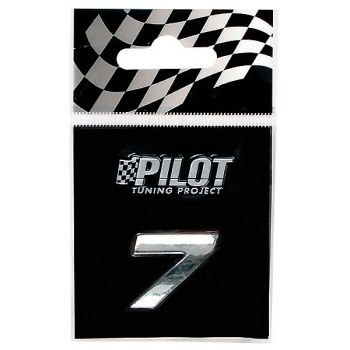 ΑΥΤΟΚΟΛΛΗΤΟ ΑΡΙΘΜΟΣ ΕΠΤΑ  3D TYPE-1 (7) 18mm