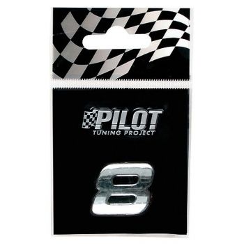 ΑΥΤΟΚΟΛΛΗΤΟ ΑΡΙΘΜΟΣ ΟΧΤΩ 3D TYPE-1 (8) 18mm