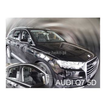 AUDI Q7 5D 2015+  ΣΕΤ ΑΝΕΜΟΘΡΑΥΣΤΕΣ ΑΥΤΟΚΙΝΗΤΟΥ ΑΠΟ ΕΥΚΑΜΠΤΟ ΦΙΜΕ ΠΛΑΣΤΙΚΟ HEKO - 4 ΤΕΜ.
