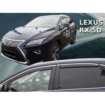 LEXUS RX 5D 2016+ ΣΕΤ ΑΝΕΜΟΘΡΑΥΣΤΕΣ ΑΥΤΟΚΙΝΗΤΟΥ ΑΠΟ ΕΥΚΑΜΠΤΟ ΦΙΜΕ ΠΛΑΣΤΙΚΟ HEKO - 4 ΤΕΜ