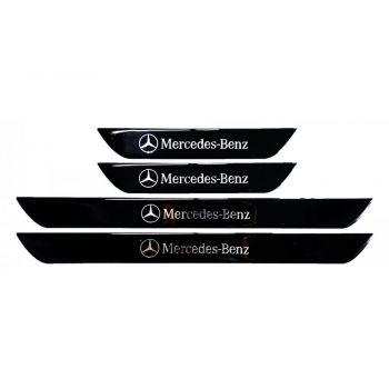 MERCEDES ΜΑΡΣΠΙΕ ΕΣΩΤΕΡΙΚΑ ΑΥΤΟΚΟΛΛΗΤΑ (45x4cm X2 + 25x4cm X2)  ΜΕ ΕΠΙΚΑΛΥΨΗ ΕΠΟΞΕΙΔΙΚΗΣ ΡΥΤΙΝΗΣ 4ΤΕΜ