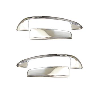 FIAT GRANDE PUNTO HB 3D 2006+ ΧΕΡΟΥΛΙΑ ΠΟΡΤΑΣ ΧΡΩΜΙΟ ΜΕΤΑΛΛΙΚΑ ΜΕ ΛΟΥΚΙ 2ΠΟΡΤΕΣ 4ΤΕΜ