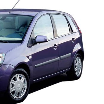 FORD FIESTA 5D 02-09 TRIM ΜΑΡΚΕ ΠΑΡΑΘΥΡΩΝ ΑΥΤΟΚΟΛΛΗΤΑ ΧΡΩΜΙΟΥ 4ΤΕΜ.