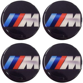 M3 (BMW) ΑΥΤΟΚΟΛΛΗΤΑ ΣΗΜΑΤΑ ΖΑΝΤΩΝ 9cm ΜΑΥΡΟ ΜΕ ΕΠΙΚΑΛΥΨΗ ΣΜΑΛΤΟΥ - 4ΤΕΜ.