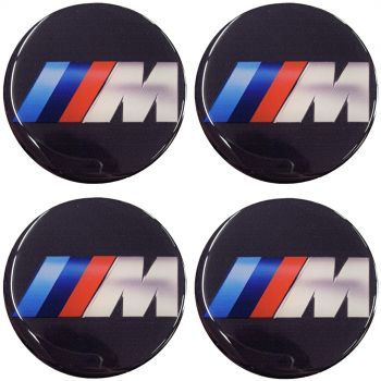 M3 (BMW) ΑΥΤΟΚΟΛΛΗΤΑ ΣΗΜΑΤΑ ΖΑΝΤΩΝ 9cm ΜΑΥΡΟ ΜΕ ΕΠΙΚΑΛΥΨΗ ΣΜΑΛΤΟΥ - 4ΤΕΜ.