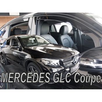 MERCEDES GLC COUPE C253 5D 2017+ ΣΕΤ ΑΝΕΜΟΘΡΑΥΣΤΕΣ ΑΥΤΟΚΙΝΗΤΟΥ ΑΠΟ ΕΥΚΑΜΠΤΟ ΦΙΜΕ ΠΛΑΣΤΙΚΟ HEKO - 4 ΤΕΜ.
