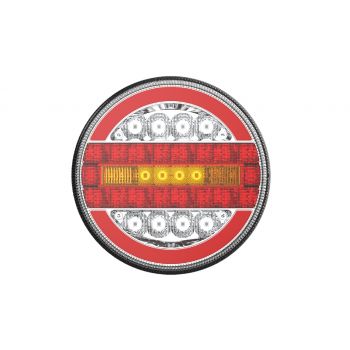 ΦΑΝΑΡΙ ΤΡΕΙΛΕΡ ΠΙΣΙΝΟ RCL-07-LR 10-30V LED ΣΤΡΟΓΓΥΛΟ Φ140x38mm ΜΕ ΚΑΛΩΔΙΟ 1ΤΕΜ