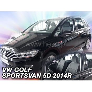 VW GOLF SPORTSVAN 5D 2014-   ΖΕΥΓΑΡΙ ΑΝΕΜΟΘΡΑΥΣΤΕΣ ΑΥΤΟΚΙΝΗΤΟΥ ΑΠΟ ΕΥΚΑΜΠΤΟ ΦΙΜΕ ΠΛΑΣΤΙΚΟ HEKO - 2 ΤΕΜ.