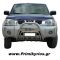 Εμπρόσθιος Προφυλακτήρας 107 Inox-090 Inox Nissan D22-NP300