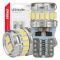 Amio - Λάμπα LED CANBUS T10 (W5W) 16SMD 3014 + 2SMD 3030 Λευκή 6000K 12V/24V για Φώτα Θέσης, Πινακίδας & Εσωτερικού - 2τεμ. (04260/AM)