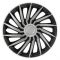 Lampa - Τάσια Tokyo Silver/Black 14'' Tech-One σε Μαύρο/Ασημί Χρώμα για Σιδερένιες Ζάντες Αυτοκινήτου από ABS - Σετ 4 Τεμ. (L3146.1)