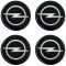 OPEL ΑΥΤΟΚΟΛΛΗΤΑ ΣΗΜΑΤΑ ΖΑΝΤΩΝ 5 cm ΜΑΥΡΟ/ΧΡΩΜΙΟ ΜΕ ΕΠΙΚΑΛΥΨΗ ΣΜΑΛΤΟΥ  - 4 ΤΕΜ.