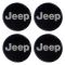 JEEP ΑΥΤΟΚΟΛΛΗΤΑ ΣΗΜΑΤΑ ΖΑΝΤΩΝ 5,5 cm ΜΑΥΡΟ/ΧΡΩΜΙΟ ΜΕ ΕΠΙΚΑΛΥΨΗ ΣΜΑΛΤΟΥ  - 4 ΤΕΜ.
