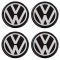 VW ΑΥΤΟΚΟΛΛΗΤΑ ΖΑΝΤΩΝ 7,2cm ΜΑΥΡΟ/ΧΡΩΜΙΟ ΜΕ ΕΠΙΚΑΛΥΨΗ ΣΜΑΛΤΟΥ - 4 ΤΕΜ.