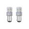 P21/5W BAY15d 12/24V 22 LED SMD ULTRABRIGHT 3020 CANBUS ΛΕΥΚΟ 2ΤΕΜ.